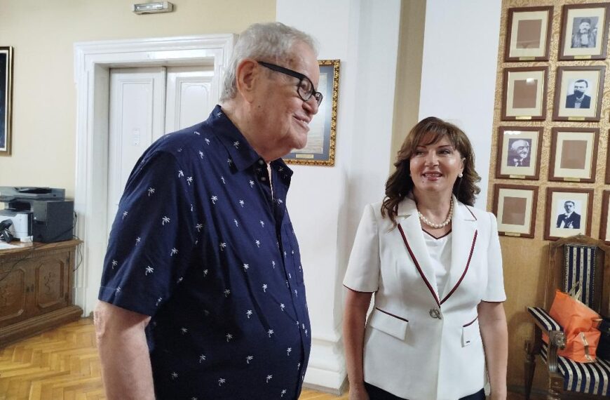 Ниш је град наше младости – Нада Павловић и Лео Мартин на свечаном пријему поводом признања за животно дело