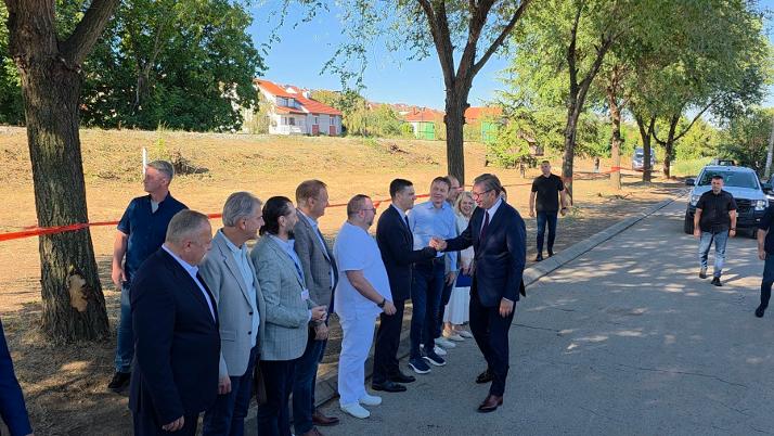 Председник Србије Александар Вучић у Нишу